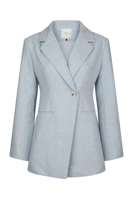 Neo Noir - Bowie Herringbone S Blazer 167664 - 145 - Light Blue