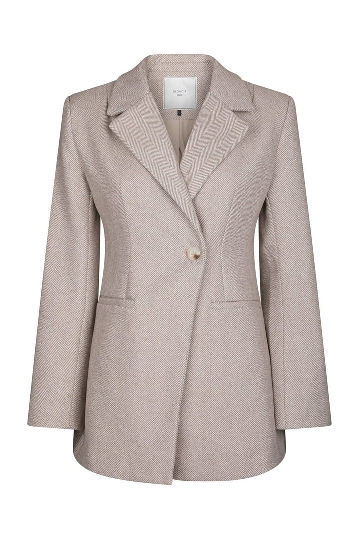 Neo Noir - Bowie Herringbone S Blazer 167664 - 213 - Sand