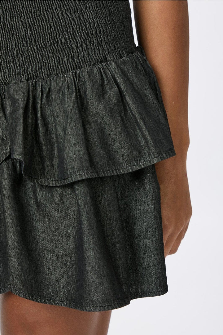 Neo Noir - Carin Denim Skirt 165090 - 100 - Black