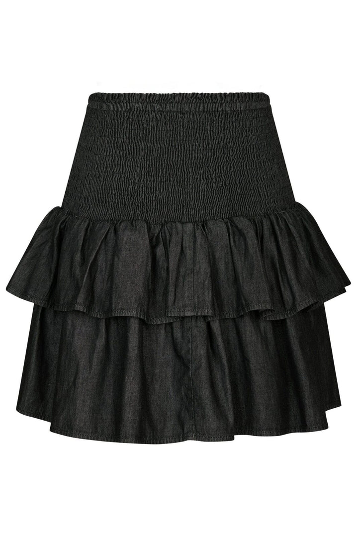 Neo Noir - Carin Denim Skirt 165090 - 100 - Black
