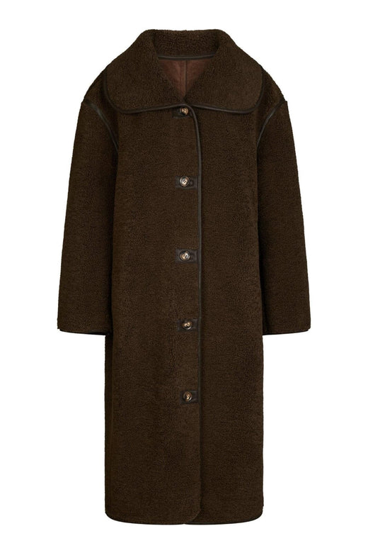 Neo Noir - Carmen Teddy Coat 164852 - 676 - Dark Brown