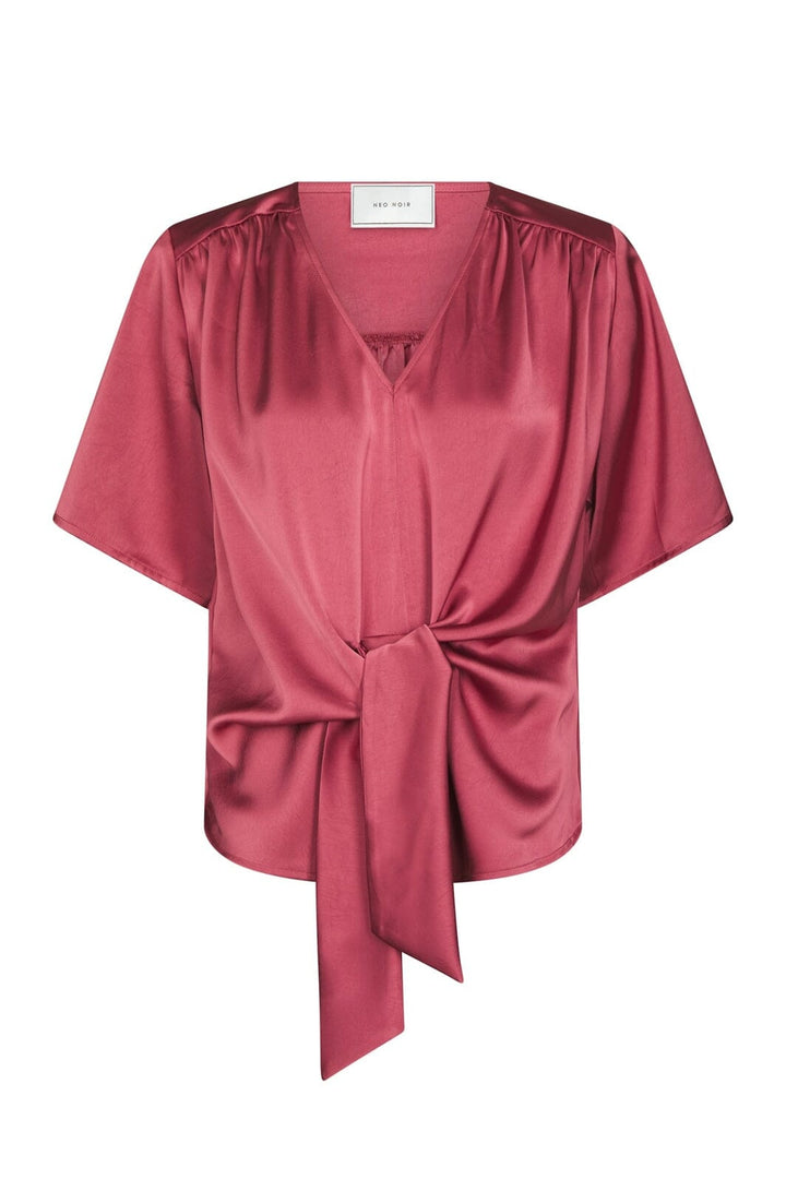 Neo Noir - Casadia Heavy Sateen Blouse 165695 - 430 - Cherry Pink