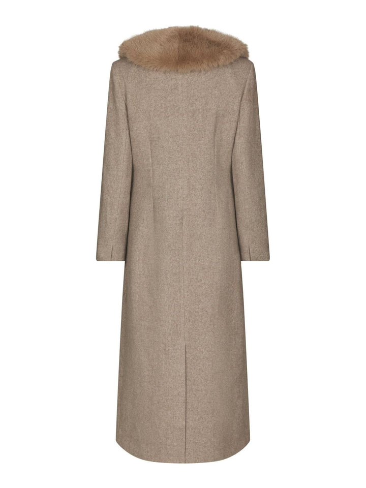 Neo Noir - Corina Herringbone Twill Coat 168545 - 976 - Beige Melange Jakker 