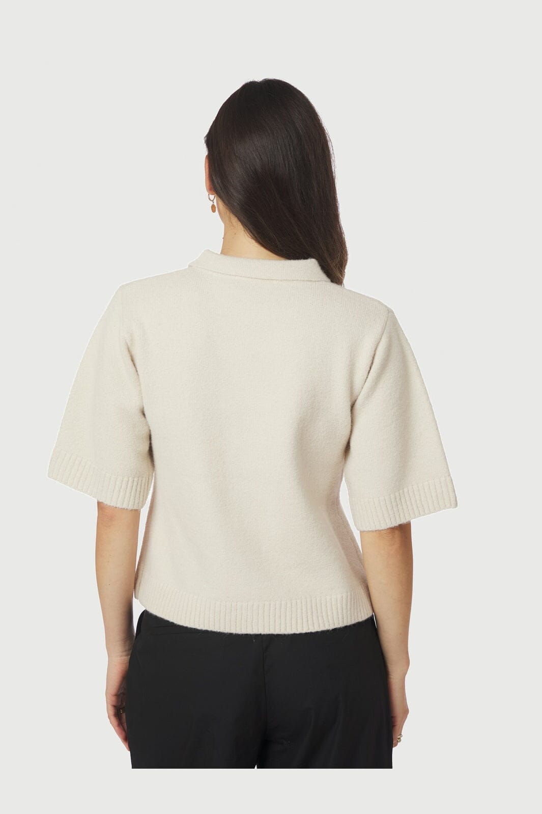 Neo Noir - Cunna Knit Blouse 166251 - 124 - Ivory