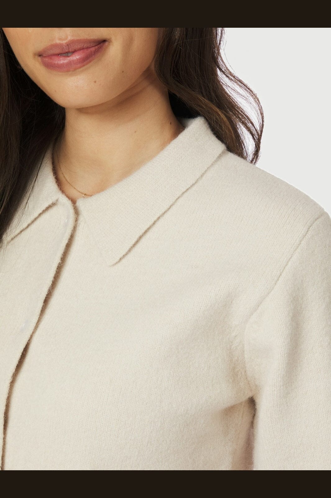 Neo Noir - Cunna Knit Blouse 166251 - 124 - Ivory