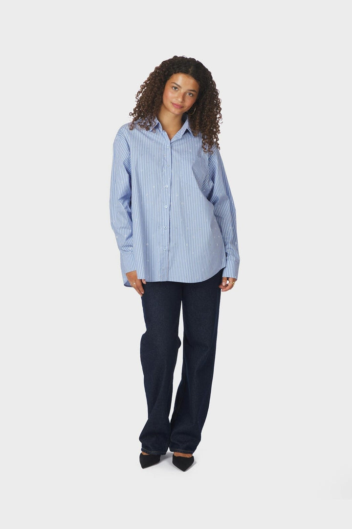 Neo Noir - Dalma Decoration Shirt 166911 - 145 - Light Blue