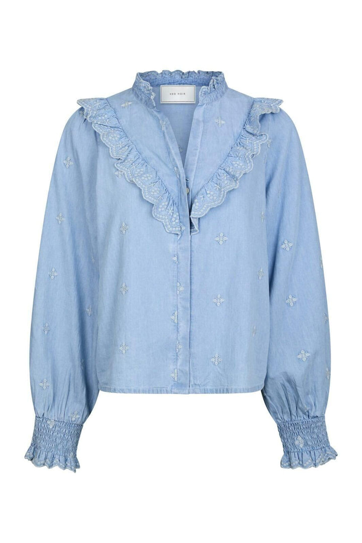 Neo Noir - Degas Denim Blouse 166229 - 145 - Light Blue
