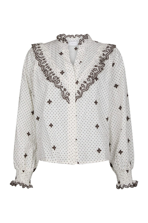 Neo Noir - Degas Dot Blouse 167708 - 121 - Off White