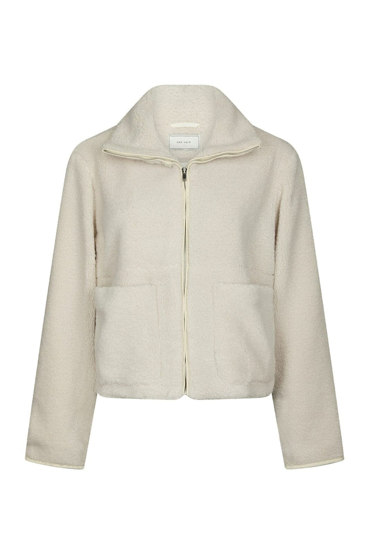 Neo Noir - Effa Teddy Jacket 164602 - 436 - Ivory/Ivory