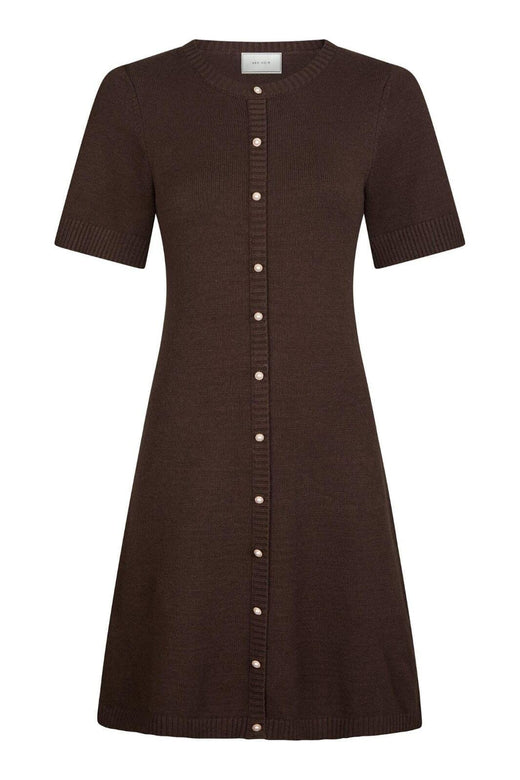 Neo Noir - Elise Knit Dress 163646 - 210 - Brown