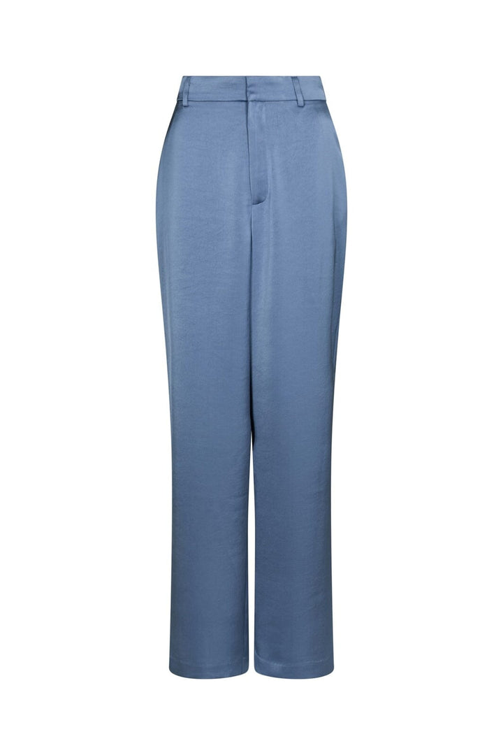 Neo Noir - Emmett Heavy Sateen Pants 164136 - 407 - Smoke Blue