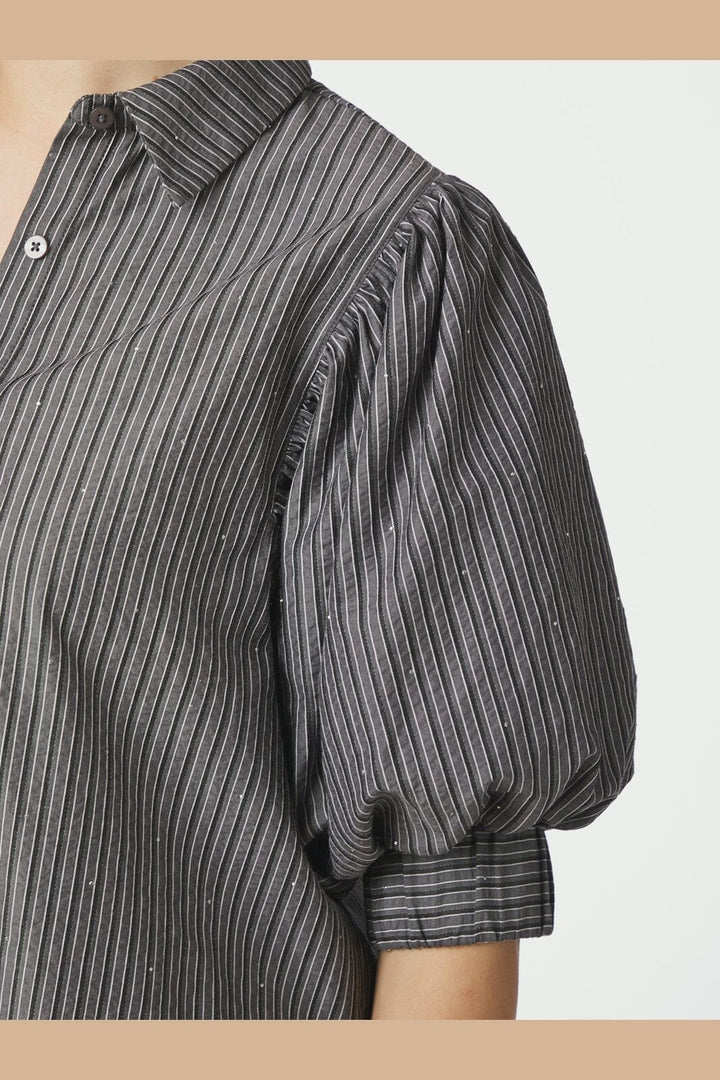 Neo Noir - Etta Stripe B Shirt 169544 - 104 - Dark Grey