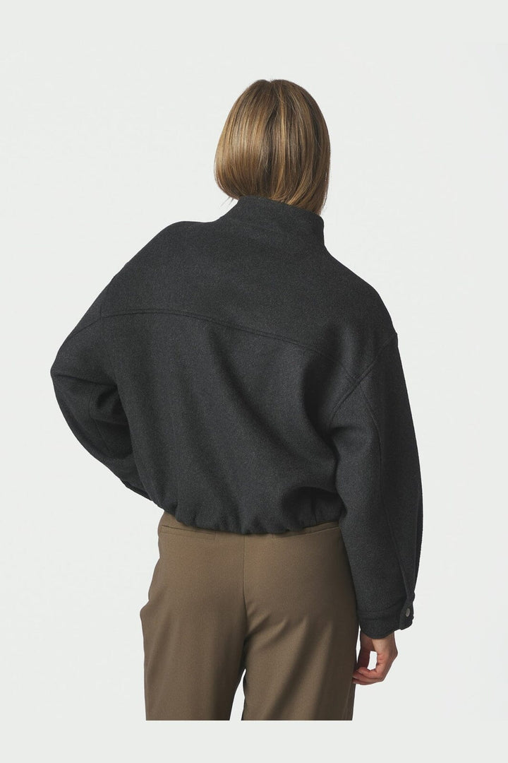 Neo Noir - Florine Wool Bomber Jacket 166100 - 132 - Antracit