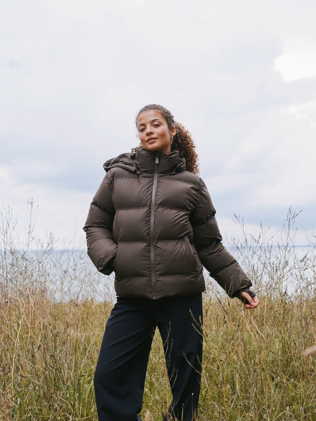 Neo Noir - Fox C Puffer Jacket 158082 - 676 - Dark Brown Jakker 