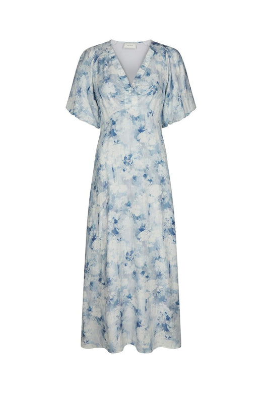 Neo Noir - Illana Floral Fusion Dress 168060 - 140 - Blue