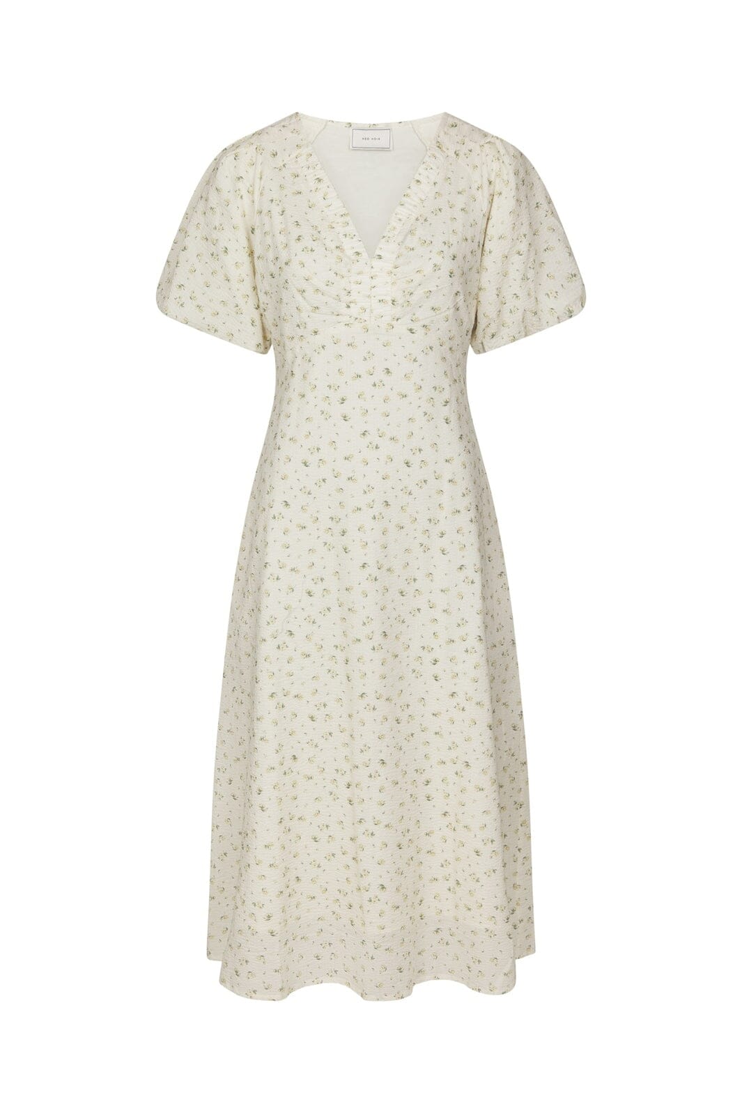 Neo Noir - Illana Small Rose Flower Dress 169259 - 191 - Light Yellow