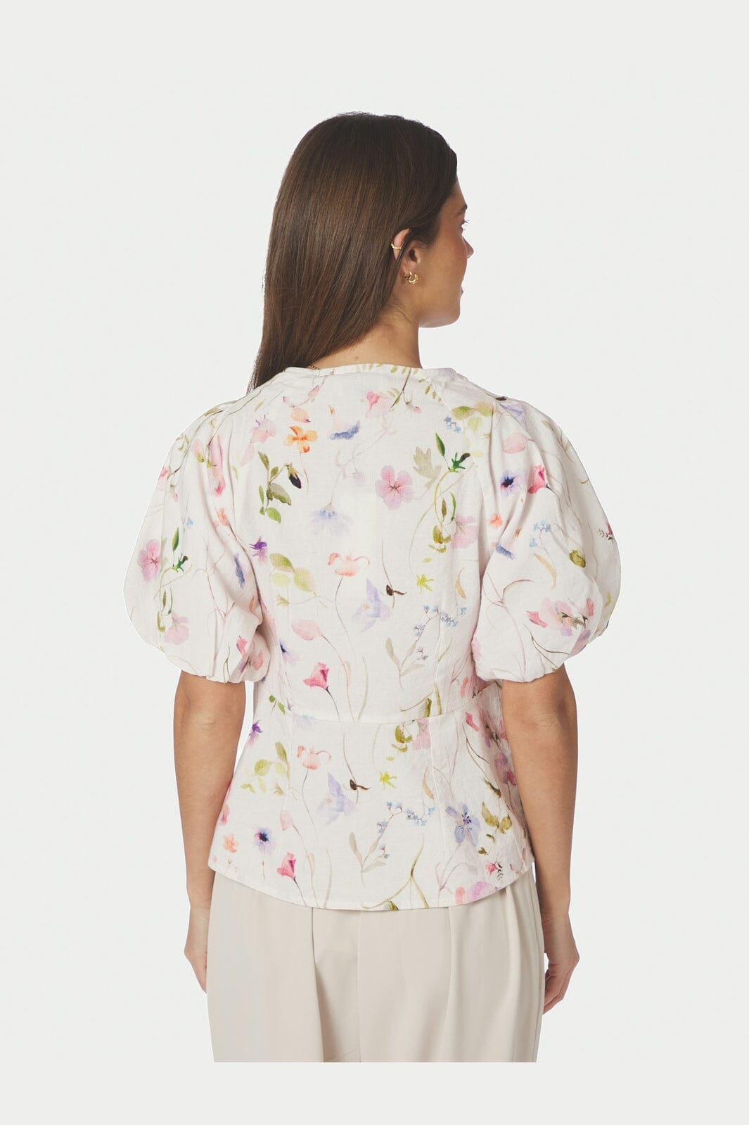 Neo Noir - Irina Flower Blouse 169056 - 121 - Off White