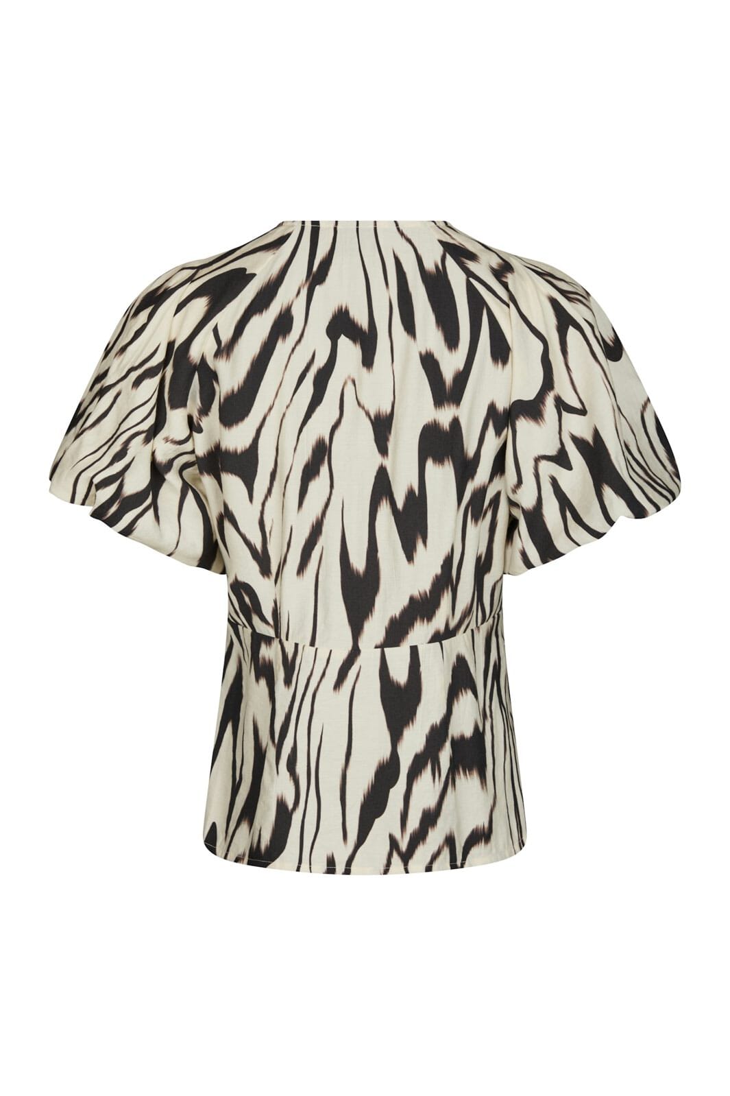 Neo Noir - Irina Graphic Zag Blouse 166003 - 121 - Off White