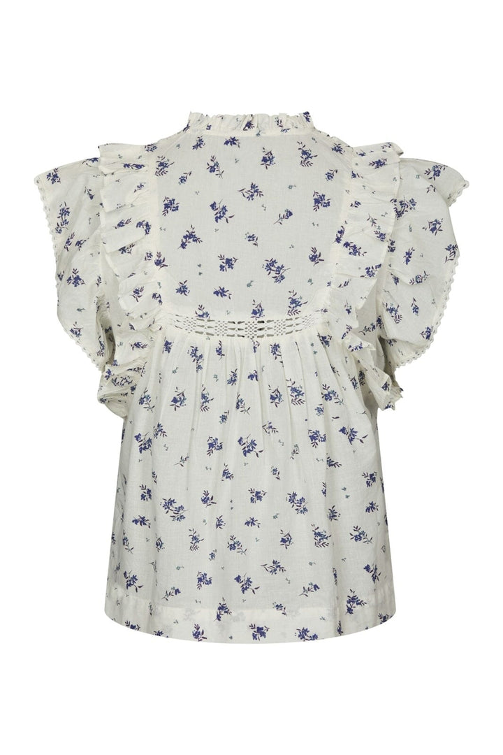 Neo Noir - Jayla Small Blossom Top 165648 - 252 - White Blue