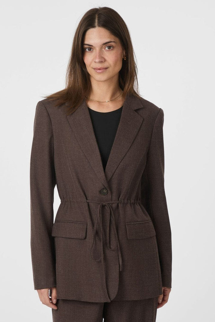 Neo Noir - Jemmie Melange Blazer 165068 - 205 - Brown Melange