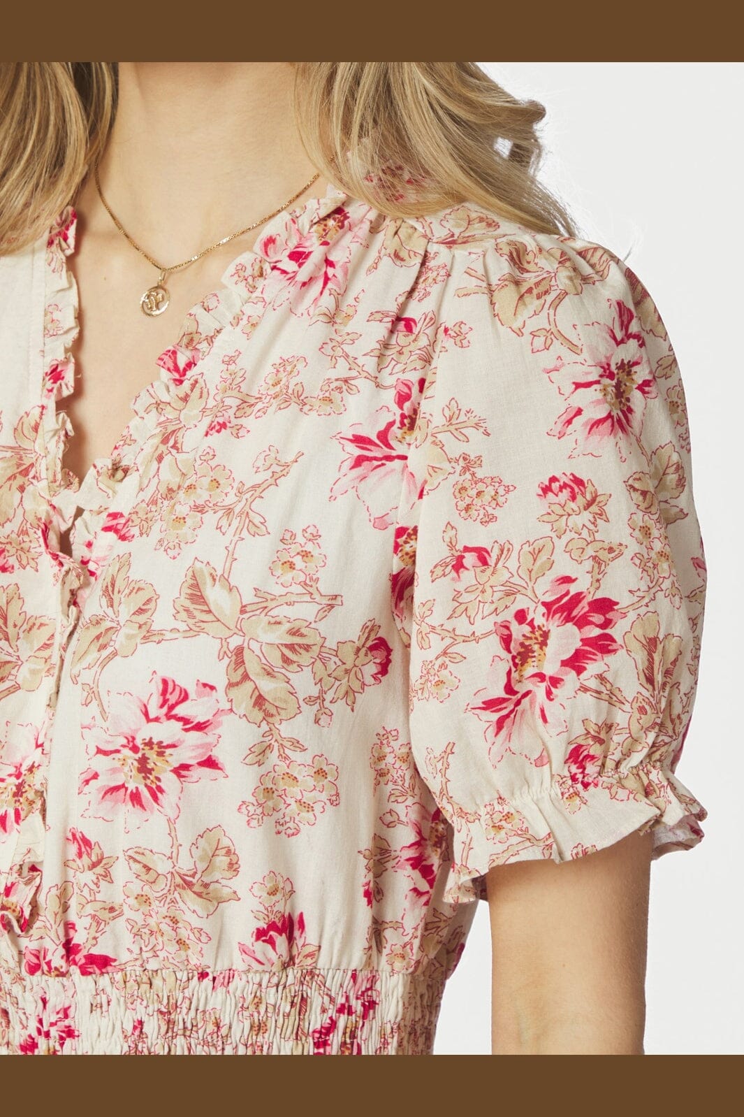 Neo Noir - Kanza Flower Dress 167705 - 165 - Rose