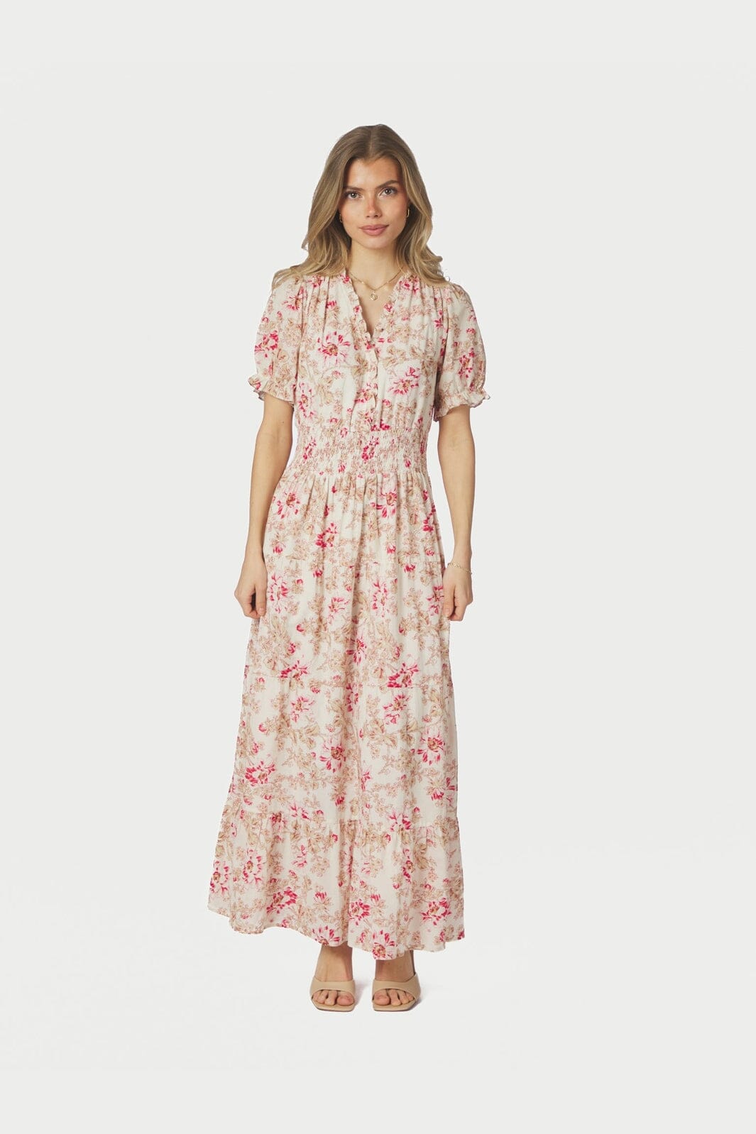 Neo Noir - Kanza Flower Dress 167705 - 165 - Rose