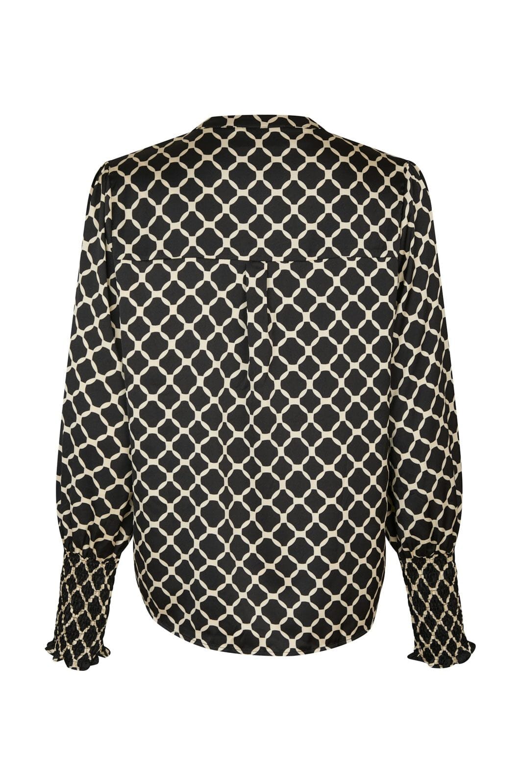 Neo Noir - Landa Tile Print Blouse 166926 - 100 - Black