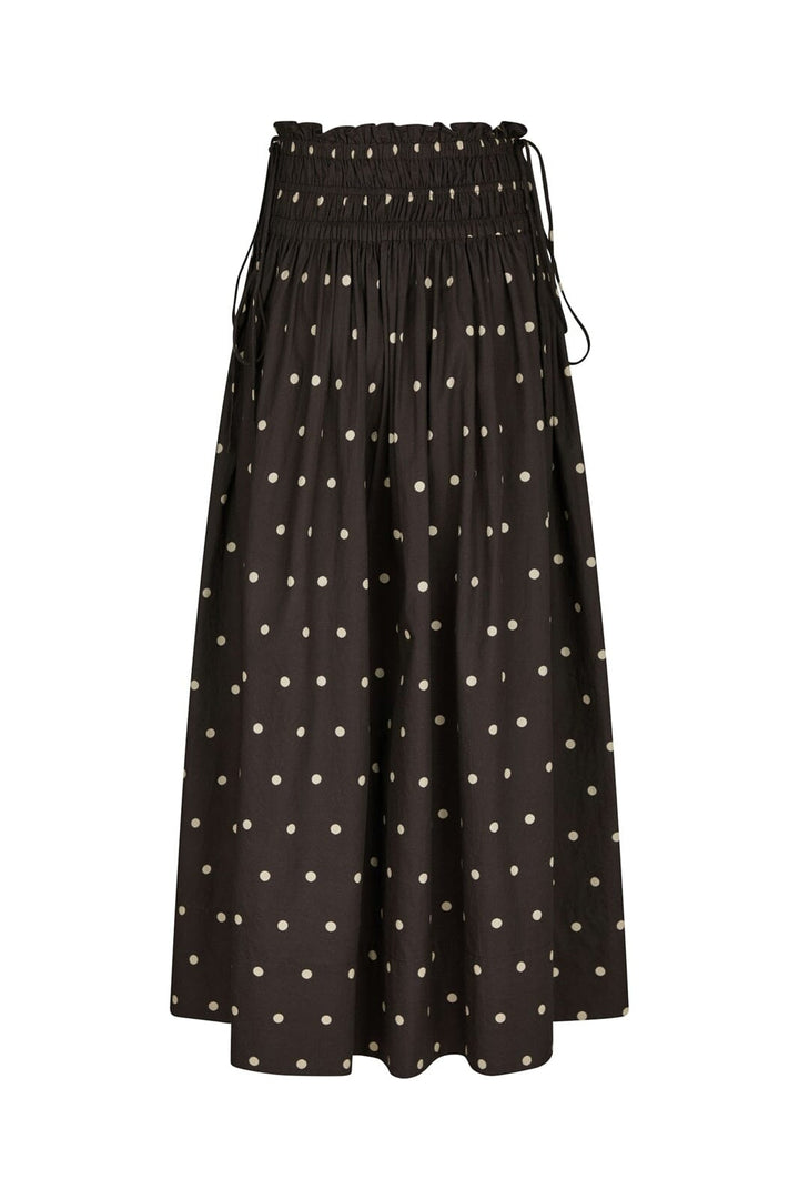 Neo Noir - Lillie Dot Skirt 167645 - 676 - Dark Brown