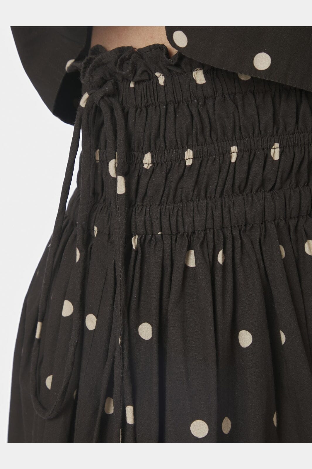 Neo Noir - Lillie Dot Skirt 167645 - 676 - Dark Brown