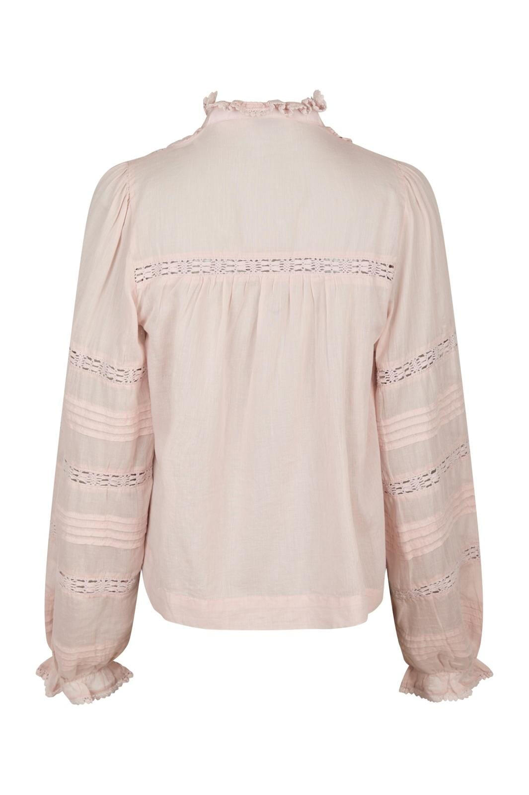 Neo Noir - Lyla S Voile Blouse 164774 - 630 - Dusty Rose
