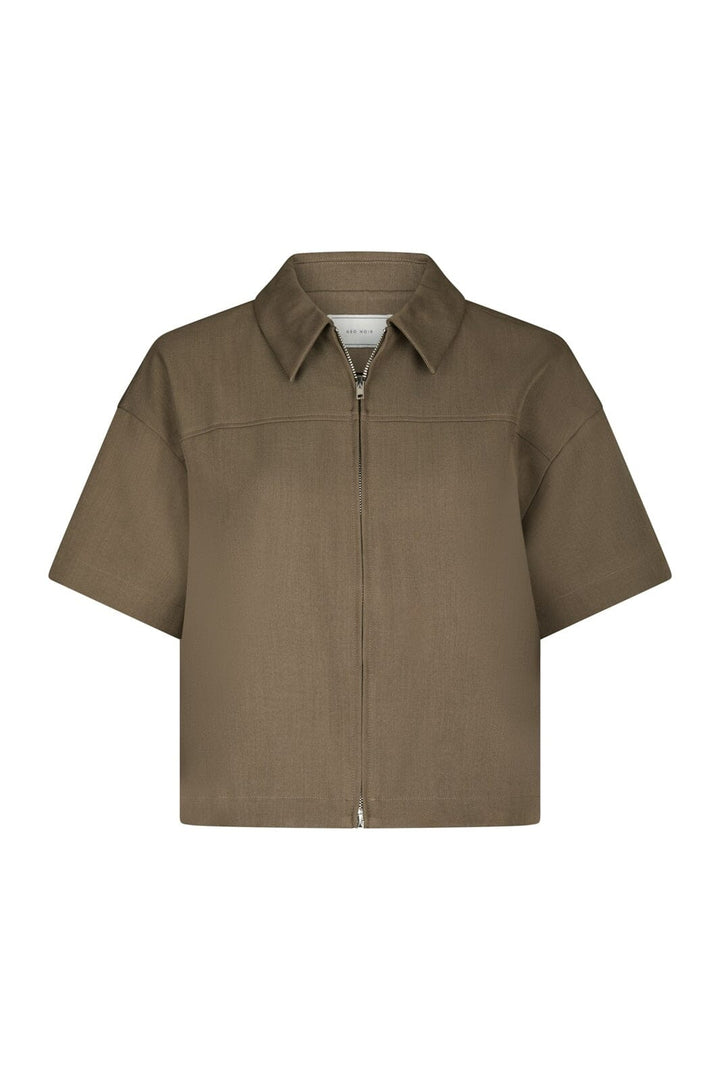 Neo Noir - Madicken Structure Blouse 167242 - 214 - Taupe