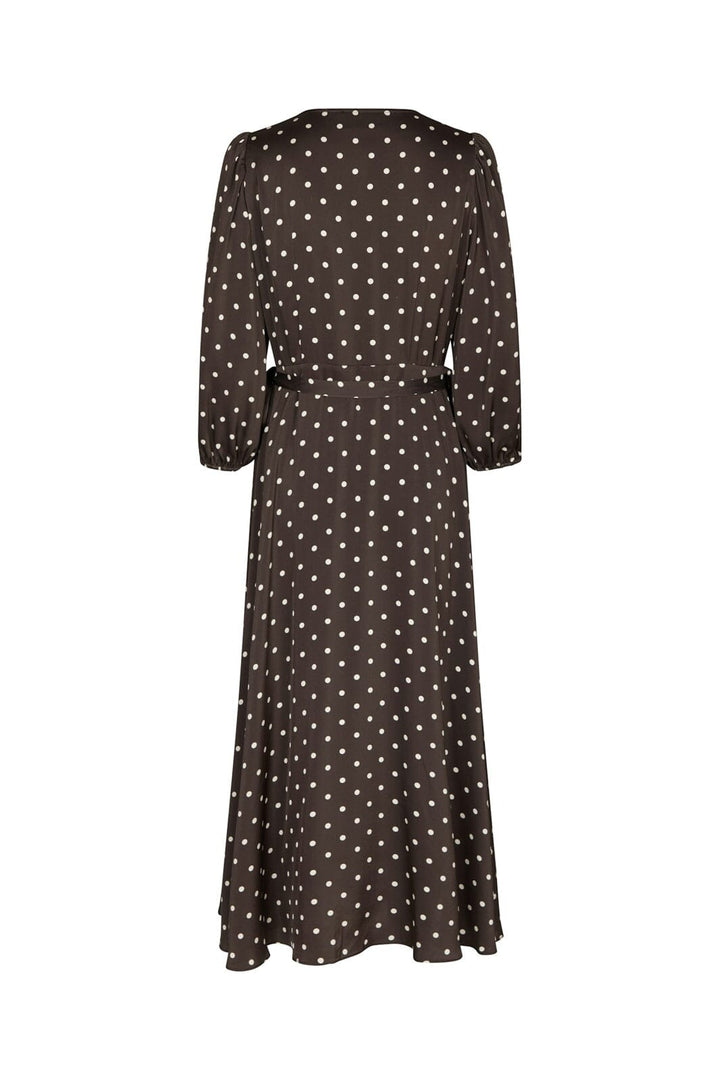 Neo Noir - Malinga Dot Dress 165909 - 676 - Dark Brown