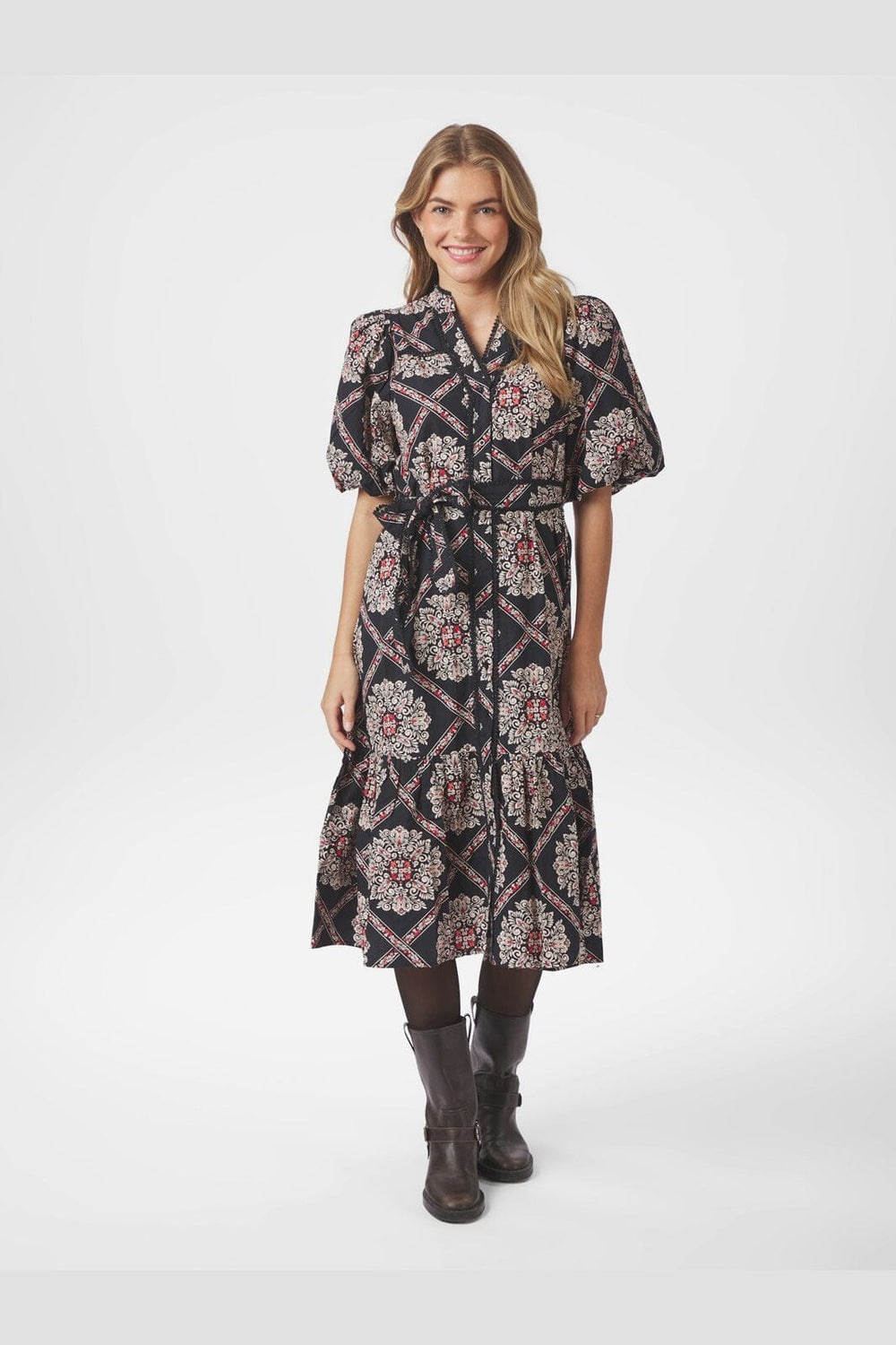 Neo Noir - Margarita Pure Boho Dress 166783 - 100 - Black