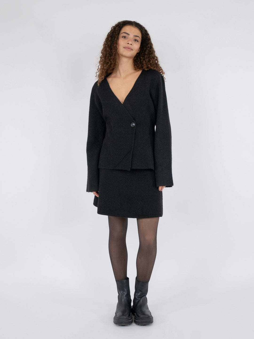 Neo Noir - Marie Louise Knit Cardigan - Black