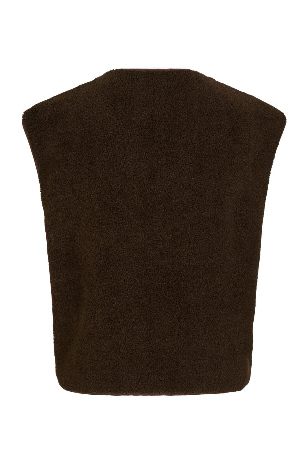Neo Noir - Mariko Teddy Vest 164594 - 676 - Dark Brown