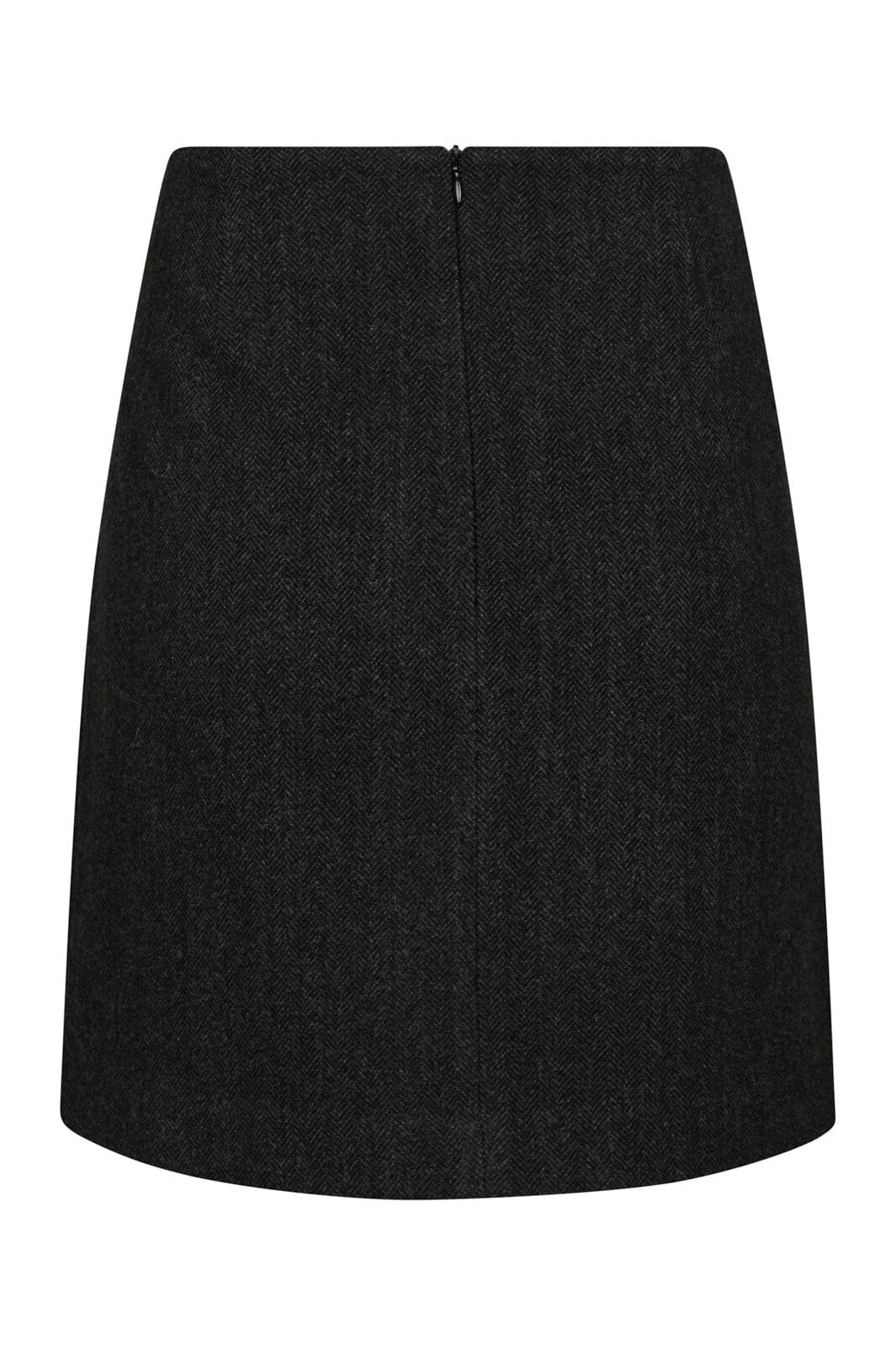 Neo Noir - Marisi Herringbone Skirt 165687 - 104 - Dark Grey