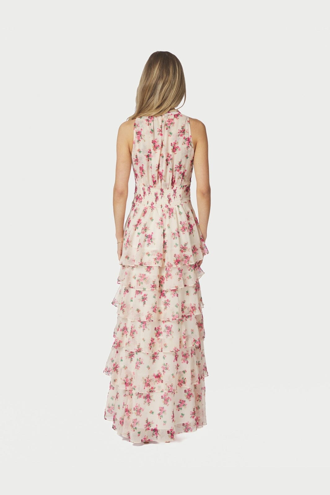 Neo Noir - Marli Amazing Chiffon Dress 167706 - 165 - Rose