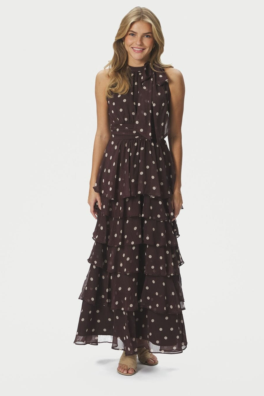 Neo Noir - Marli Big Dot Dress 167758 - 210 - Brown