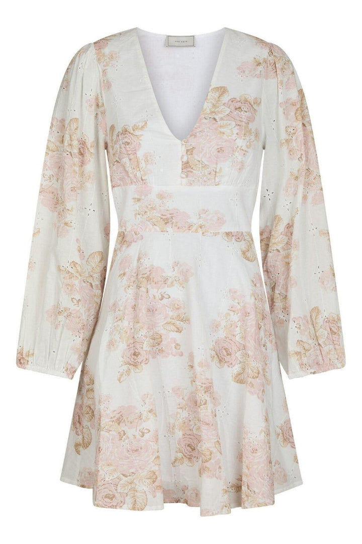 Neo Noir - Milly Emb Rose Dress 165099 - 630 - Dusty Rose