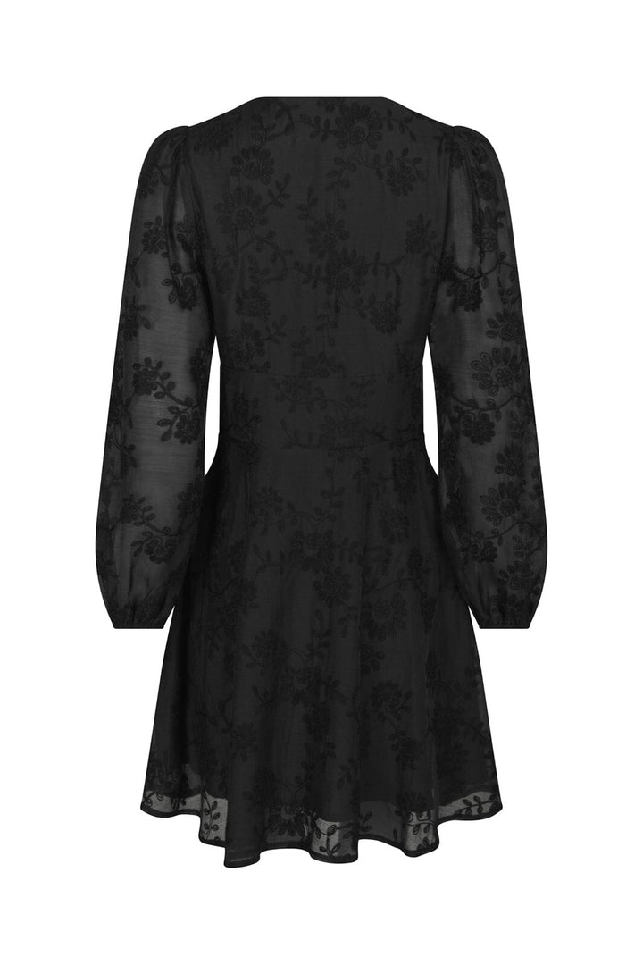 Neo Noir - Milly Embroidery Dress 170738 - 100 - Black