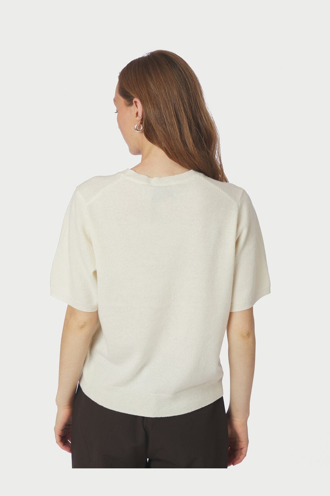 Neo Noir - Missy Knit Tee 161927 - 122 - Creme