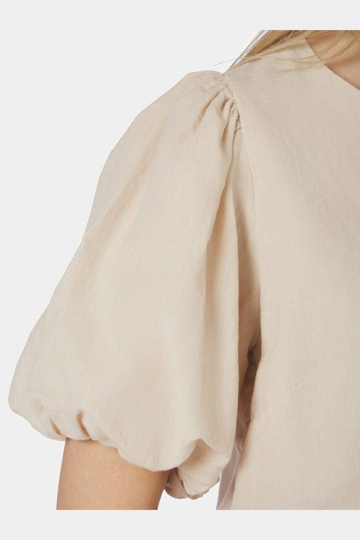 Neo Noir - Moisa Linen Blouse 169314 - 213 - Sand