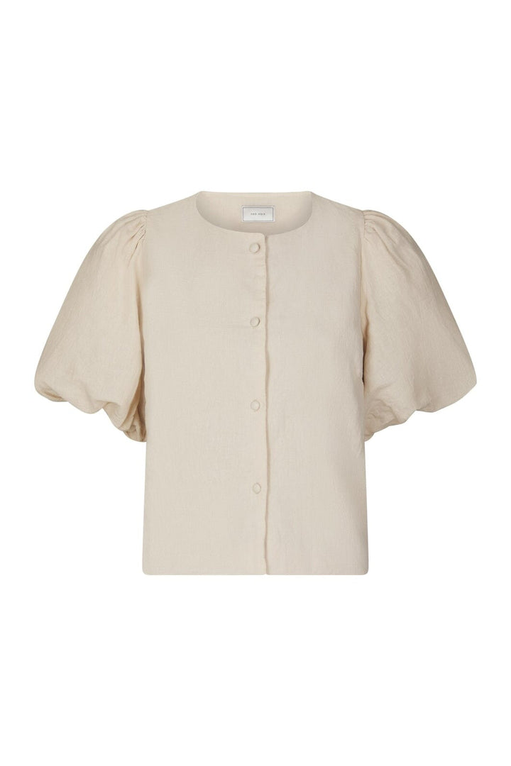 Neo Noir - Moisa Linen Blouse 169314 - 213 - Sand