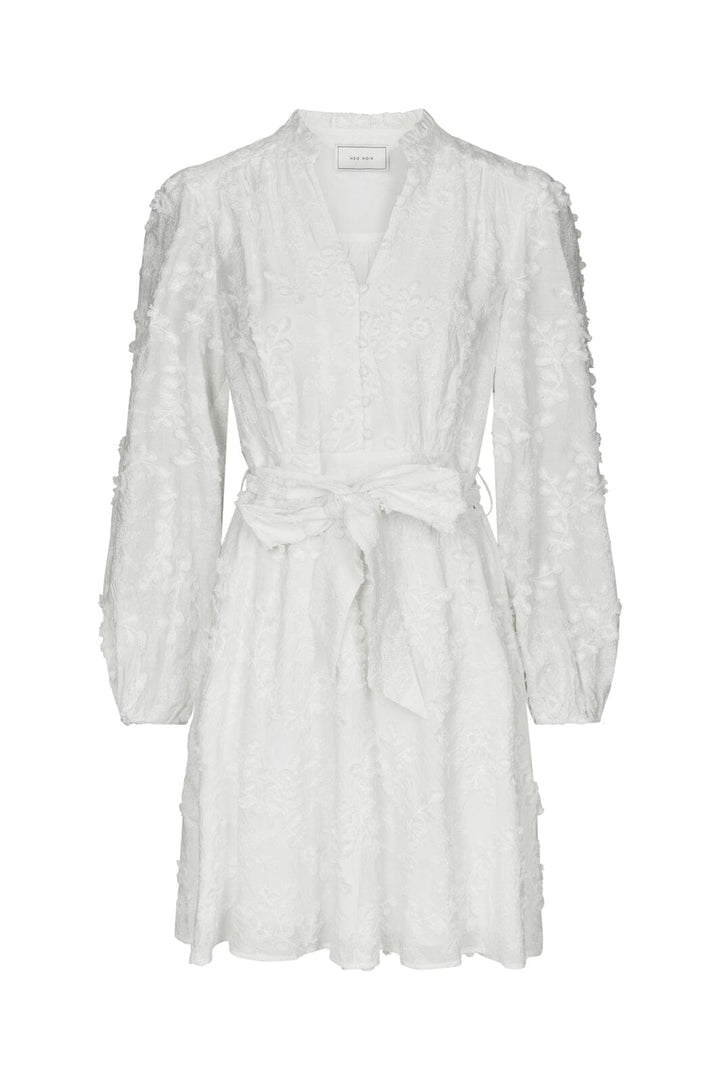 Neo Noir - Monnie Embroidery Dress 167899 - 120 - White