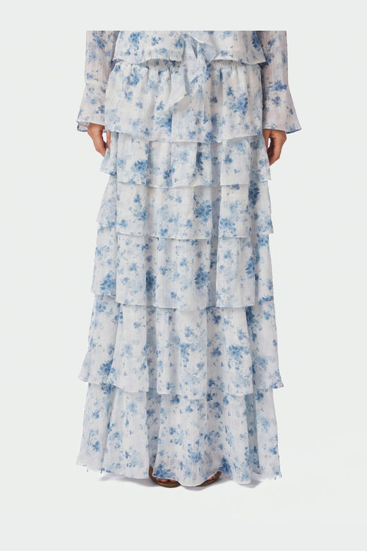 Neo Noir - Morris Fleur Skirt 169060 - 460 - Blue Floral