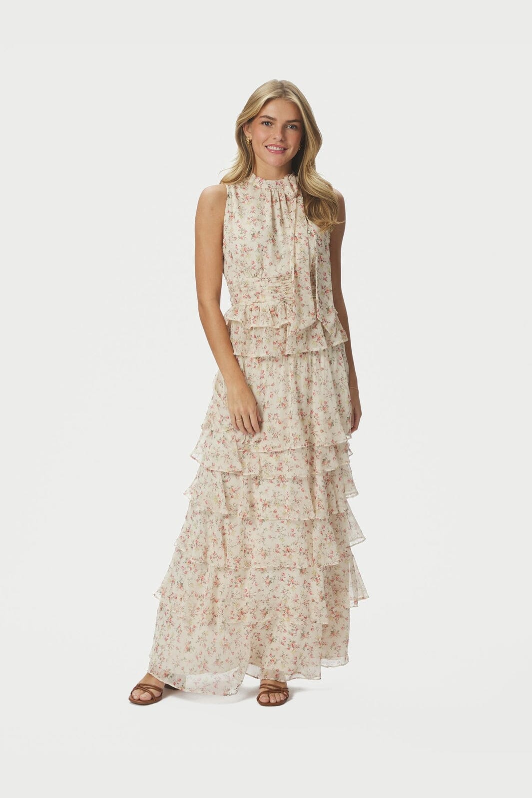 Neo Noir - Morris Meadow Printed Skirt 166447 - 122 - Creme