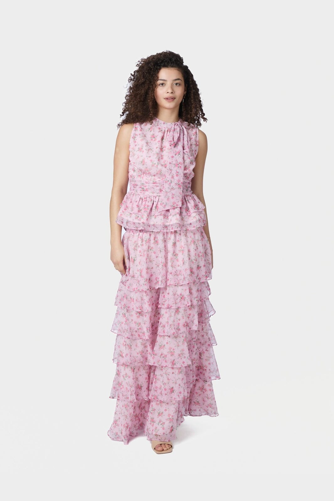 Neo Noir - Morris Meadow Printed Skirt 166447 - 754 - Light Pink