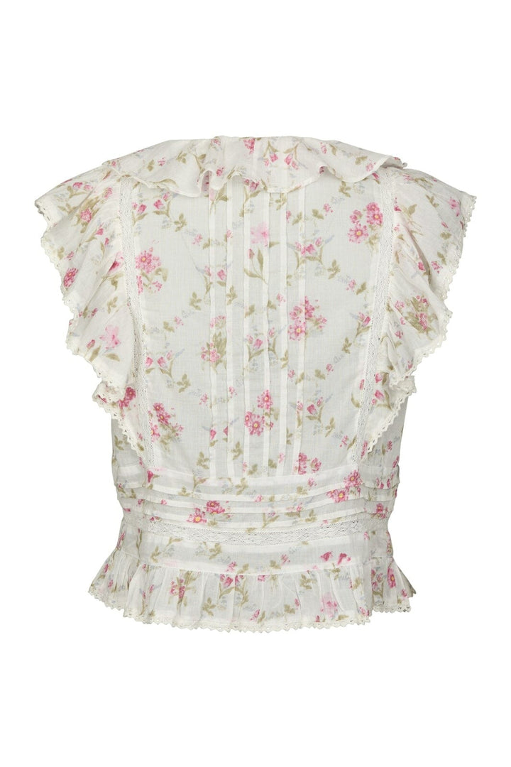Neo Noir - Netali Spring Flower Top 168728 - 121 - Off White