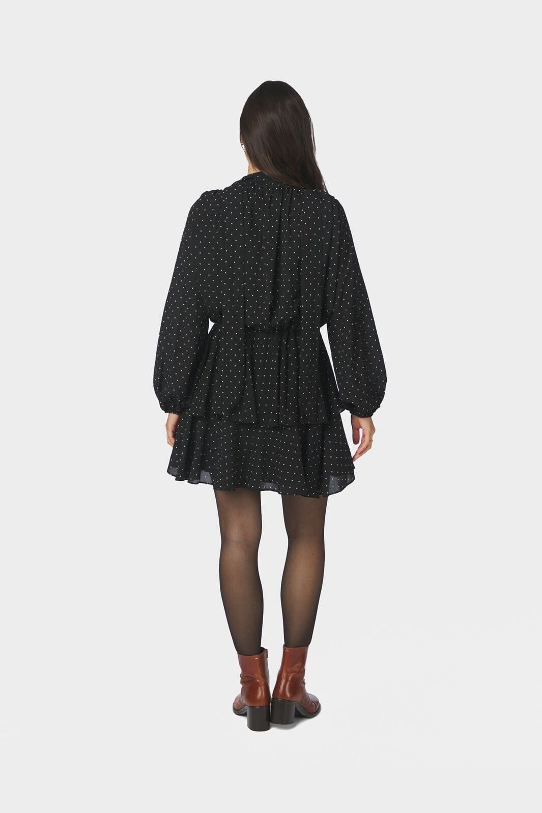 Neo Noir - Nielle Dot Dress 169242 - 100 - Black