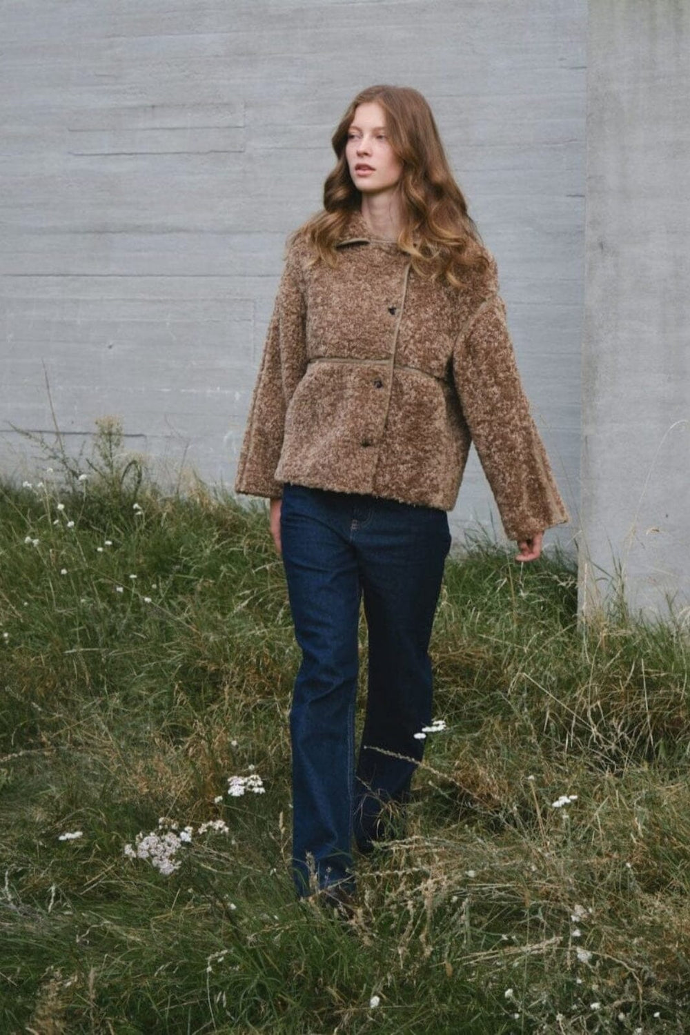 Neo Noir - Nncastor Faux Fur Jacket 164862 - 214 - Taupe Jakker 